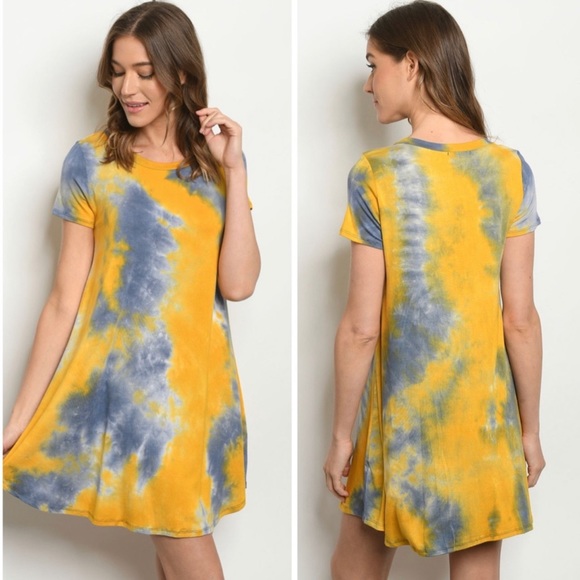 Dresses & Skirts - Tie dye dress tshirt style